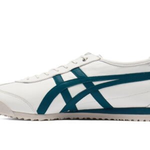 ⁦נעלי Onitsuka Tiger MEXICO 66 SD - לבן-שחור/ירוק-אשוח⁩ – תמונה ⁦2⁩
