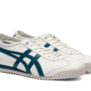 ⁦נעלי Onitsuka Tiger MEXICO 66 SD - לבן-שחור/ירוק-אשוח⁩ – תמונה ⁦4⁩