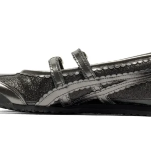 Onitsuka Tiger MEXICO 66 TGRS שחור/אפור מתכתי – תמונה 5