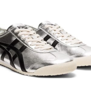Onitsuka Tiger MEXICO 66 טהור כסף/שחור – תמונה 4