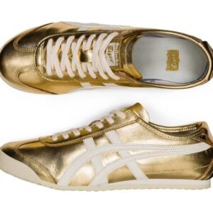 ⁦Onitsuka Tiger MEXICO 66 זהב/לבן⁩ – תמונה ⁦5⁩