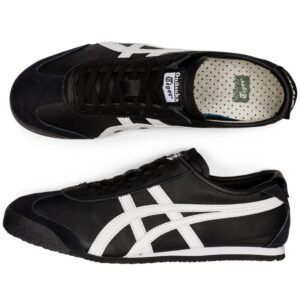 ⁦Onitsuka Tiger Mexico 66 שחור לבן⁩ – תמונה ⁦5⁩