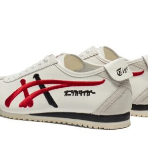 Onitsuka Tiger MEXICO 66 NM לבן/אדום קלאסי – תמונה 3
