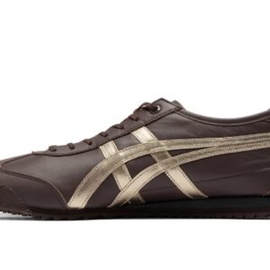 ⁦נעלי Onitsuka Tiger MEXICO 66 SD - חום ליקוריץ/שמפניה⁩ – תמונה ⁦2⁩