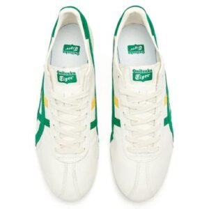 ⁦Onitsuka Tiger Runspark 'לבן-ירוק-צהוב'⁩ – תמונה ⁦4⁩