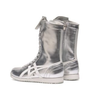 נעלי Onitsuka Tiger MEXICO 66 BOXING בצבע כסף טהור/לבן-שחור – תמונה 2