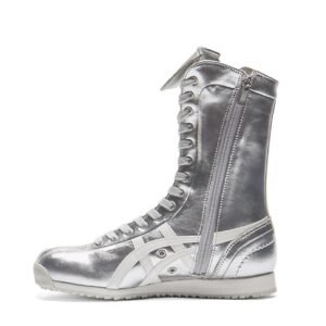 נעלי Onitsuka Tiger MEXICO 66 BOXING בצבע כסף טהור/לבן-שחור – תמונה 5