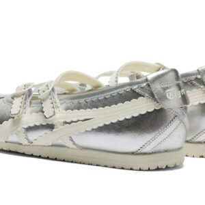 Onitsuka Tiger (העתקOnitsuka Tiger MEXICO 66 TGRS כסף/קרם – תמונה 3