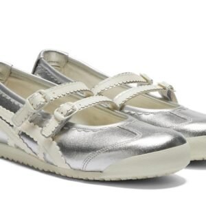 Onitsuka Tiger (העתקOnitsuka Tiger MEXICO 66 TGRS כסף/קרם – תמונה 4