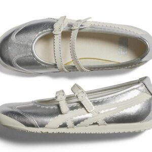 Onitsuka Tiger (העתקOnitsuka Tiger MEXICO 66 TGRS כסף/קרם – תמונה 5