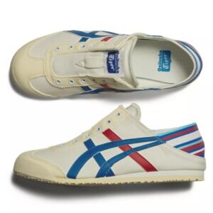 ⁦Onitsuka Tiger MEXICO 66 PARATY לבן/כחול קלאסי⁩ – תמונה ⁦5⁩