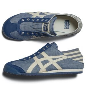 Onitsuka Tiger MEXICO 66 PARATY כחול שמבריי/טבעי – תמונה 4