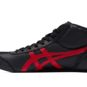 ⁦נעלי Onitsuka Tiger MEXICO Mid Runner שחורות/אדומות קלאסיות⁩ – תמונה ⁦2⁩