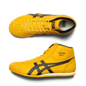 ⁦נעלי Onitsuka Tiger MEXICO Mid Runner צהובות/שחורות⁩ – תמונה ⁦5⁩