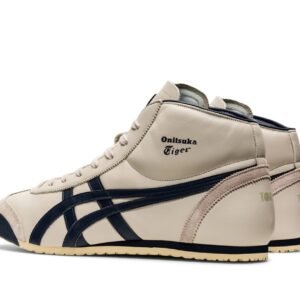נעלי Onitsuka Tiger MEXICO Mid Runner בצבע ליבנה/דיו הודי – תמונה 3