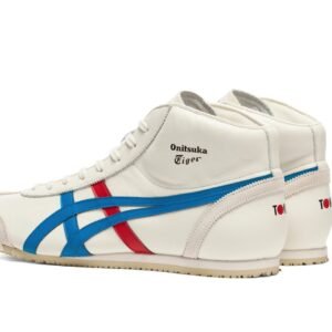 נעלי Onitsuka Tiger MEXICO Mid Runner לבנות/כחולות – תמונה 3