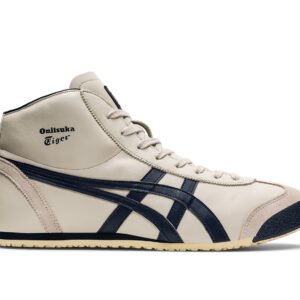 נעלי Onitsuka Tiger MEXICO Mid Runner בצבע ליבנה/דיו הודי – תמונה 1
