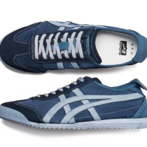 ⁦Onitsuka Tiger MEXICO 66 NM בצבעי פקוט/כחול אוורירי⁩ – תמונה ⁦4⁩