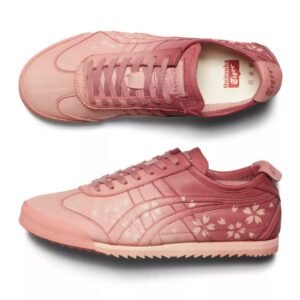 Onitsuka Tiger MEXICO 66 DELUXE ג'ינג'ר אפרסק/דובדבן כהה – תמונה 5
