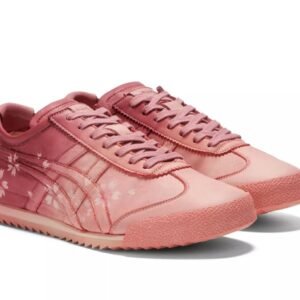 Onitsuka Tiger MEXICO 66 DELUXE ג'ינג'ר אפרסק/דובדבן כהה – תמונה 4