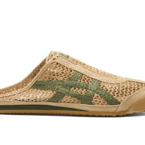 ⁦Onitsuka Tiger MEXICO 66 SABOT בז'/ירוק⁩ – תמונה ⁦1⁩
