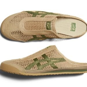 ⁦Onitsuka Tiger MEXICO 66 SABOT בז'/ירוק⁩ – תמונה ⁦5⁩