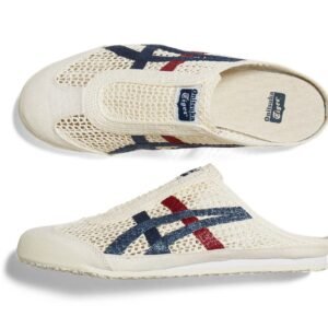 Onitsuka Tiger MEXICO 66 SABOT קרם/כחול מאקו – תמונה 5