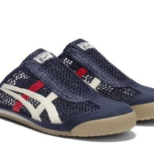 Onitsuka Tiger MEXICO 66 SABOT בצבעי ברזל-כחול כהה/קרם – תמונה 2