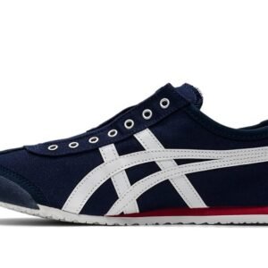 נעלי Onitsuka Tiger MEXICO 66 SLIP-ON כחול נייבי/לבן-שחור – תמונה 2