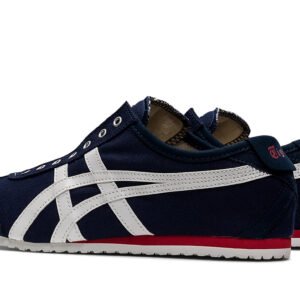 נעלי Onitsuka Tiger MEXICO 66 SLIP-ON כחול נייבי/לבן-שחור – תמונה 3