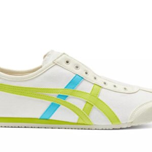 ⁦Onitsuka Tiger MEXICO 66 SLIP-ON שמנת/ליים ניאון⁩ – תמונה ⁦1⁩