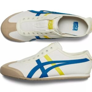 Onitsuka Tiger MEXICO 66 SLIP-ON שמנת/כחול דירקטור – תמונה 5