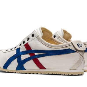 ⁦נעלי Onitsuka Tiger MEXICO 66 - נעלי סליפ-און לבנות/טריקולור⁩ – תמונה ⁦3⁩
