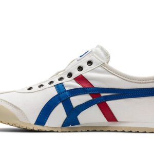 ⁦נעלי Onitsuka Tiger MEXICO 66 - נעלי סליפ-און לבנות/טריקולור⁩ – תמונה ⁦2⁩