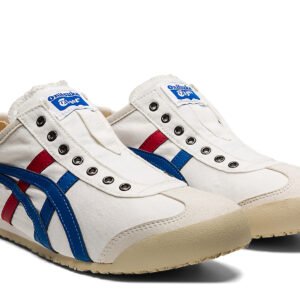 ⁦נעלי Onitsuka Tiger MEXICO 66 - נעלי סליפ-און לבנות/טריקולור⁩ – תמונה ⁦4⁩
