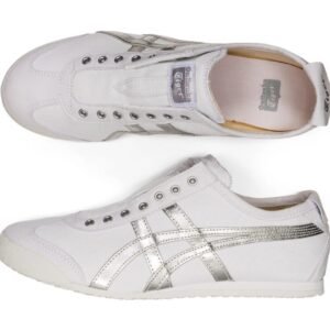 Onitsuka Tiger MEXICO 66 SLIP-ON לבן/כסף טהור – תמונה 5