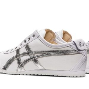 Onitsuka Tiger MEXICO 66 SLIP-ON לבן/כסף טהור – תמונה 3