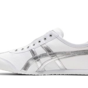 Onitsuka Tiger MEXICO 66 SLIP-ON לבן/כסף טהור – תמונה 2
