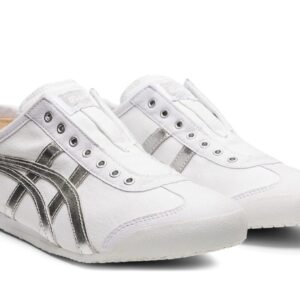 Onitsuka Tiger MEXICO 66 SLIP-ON לבן/כסף טהור – תמונה 4