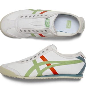 ⁦נעלי Onitsuka Tiger MEXICO 66 לבנות/ירקן⁩ – תמונה ⁦5⁩