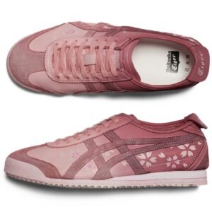 Onitsuka Tiger MEXICO 66 NM ג'ינג'ר אפרסק/דובדבן כהה – תמונה 5
