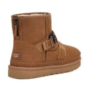 ⁦מגפי UGG Classic Mini Quickclick לגברים בצבע חום⁩ – תמונה ⁦4⁩