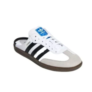 נעלי אדידס Samba OG Mule בצבע White – סגנון אייקוני עם נוחות יומיומית – תמונה 3