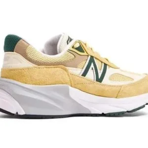 ⁦נעלי New Balance 990v6 Made in USA צהוב ירוק⁩ – תמונה ⁦3⁩