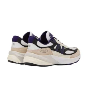נעלי New Balance 990v6 Made In USA לבן שחור שזיף – תמונה 3