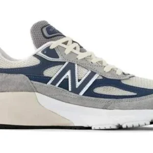 נעלי New Balance 990v6 Made in USA אפור נייבי – תמונה 2