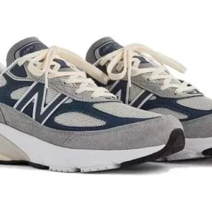נעלי New Balance 990v6 Made in USA אפור נייבי – תמונה 3
