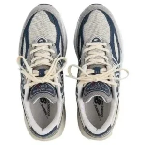 נעלי New Balance 990v6 Made in USA אפור נייבי – תמונה 4