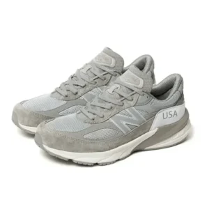 ⁦נעלי New Balance 990v6 x WTAPS Made in USA אפור לבן⁩ – תמונה ⁦3⁩