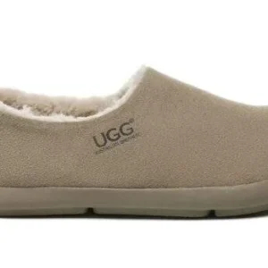 כפכפי UGG Ankle Clog לגברים בצבע חאקי – תמונה 1